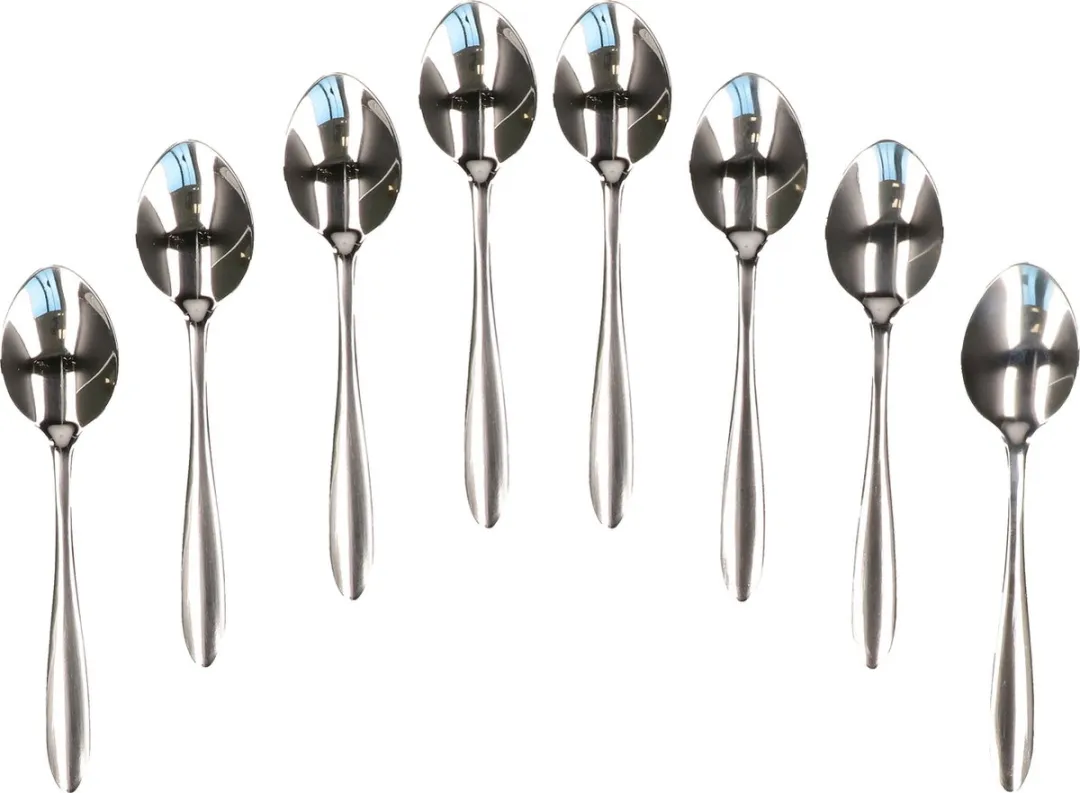 Excellent Houseware Dinerlepels RVS - 8 Stuks - 18,5 cm