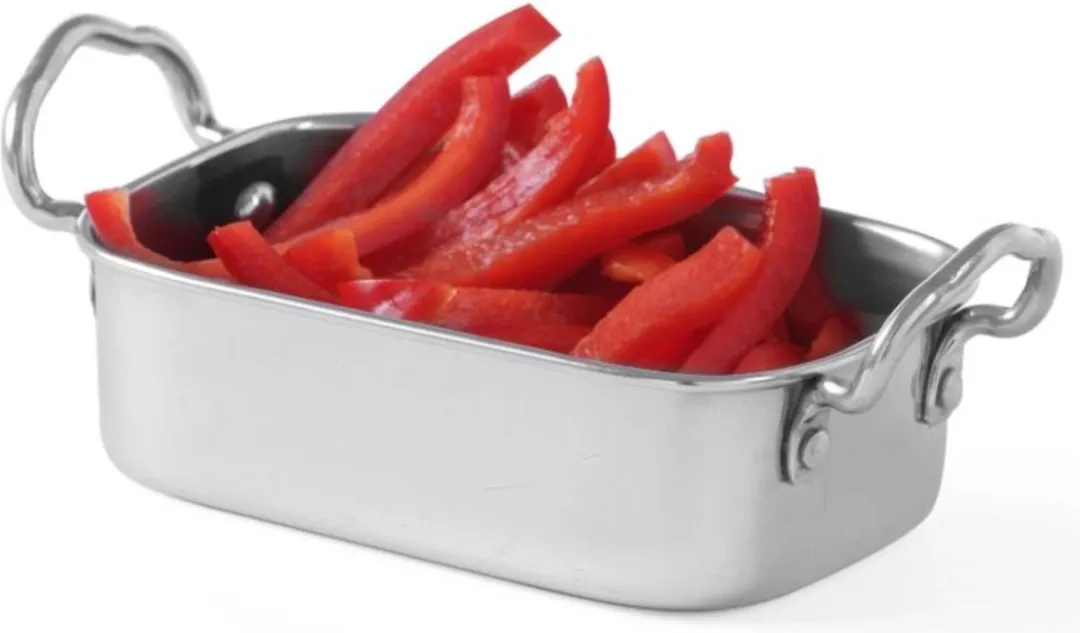 HENDI Snackpan 426487 - Roestvrij staal 196x95x70mm