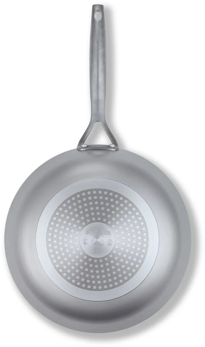 Brabantia Dusk Wokpan 28cm - Keramische Antiaanbaklaag - Grijs