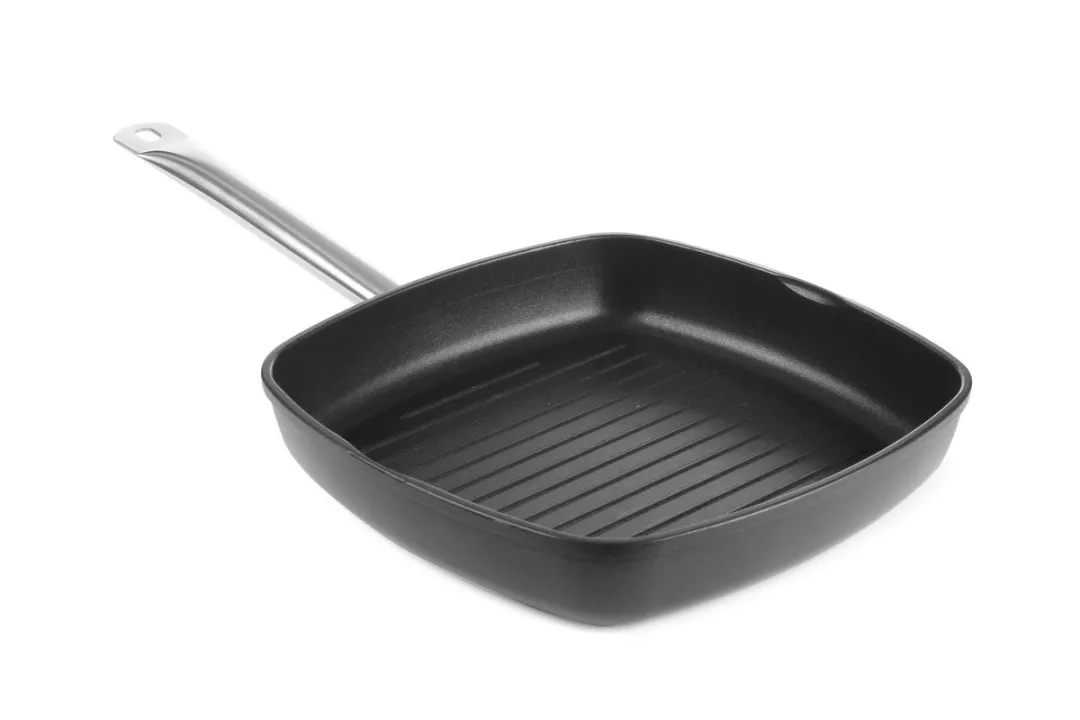 HENDI Geribbelde Grillpan - 28cm - Zwart