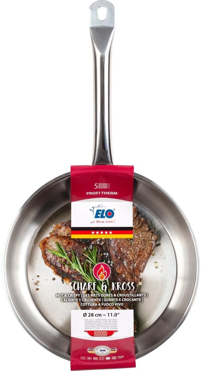 Fackelmann Elo 9903550 Koekenpanset 24/28/32cm - Roestvrij staal