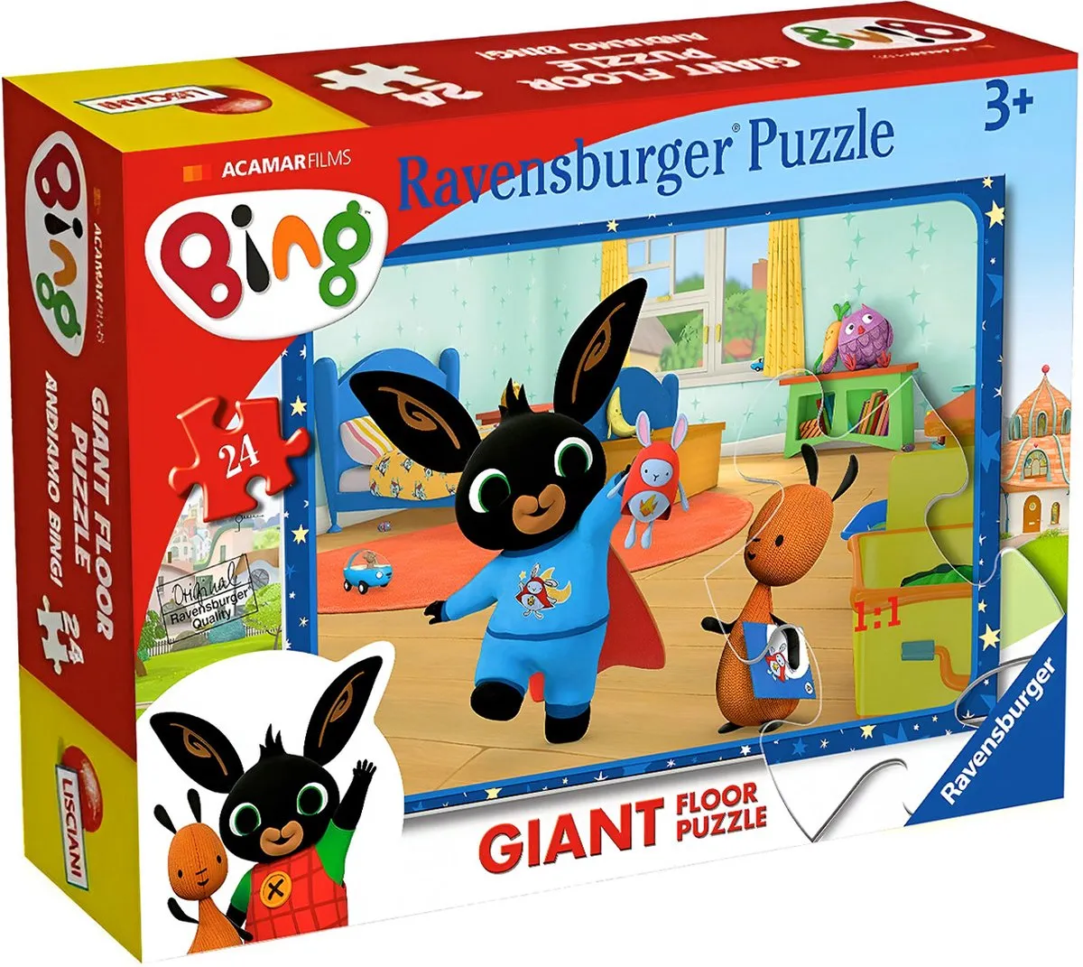 Ravensburger Bing Bunny Giant Floor Puzzle 24-delig - Veelkleurig