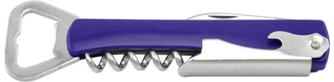 Fackelmann 00882 Professionele Kurkentrekker - Roestvrij staal Geel/Blauw