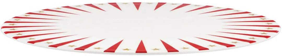 Alessi Delight Serveerschaal NZ06 - 30cm - Rood/Wit