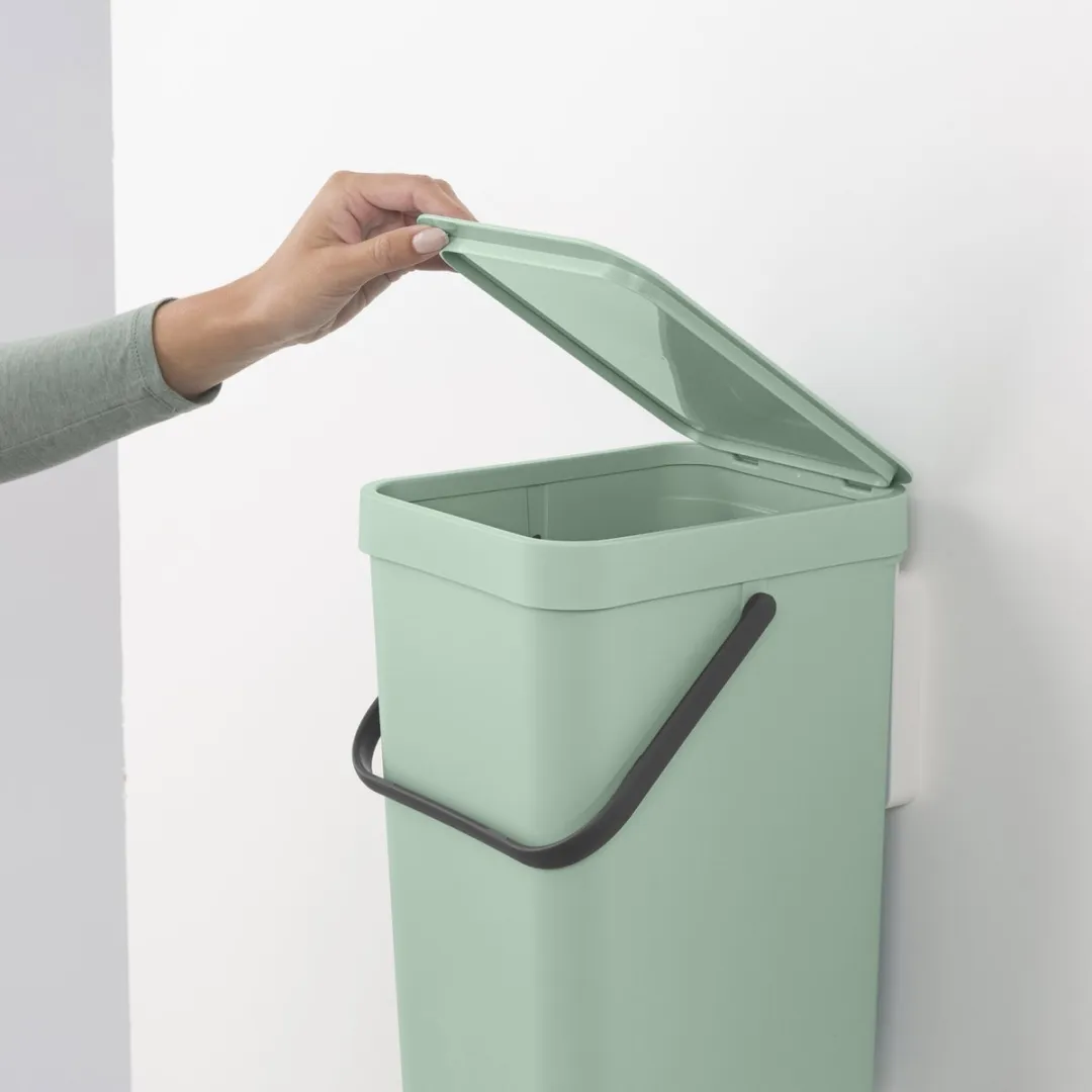 Brabantia Sort & Go Prullenbak 12L - Jade Green - afbeelding 6 van 6