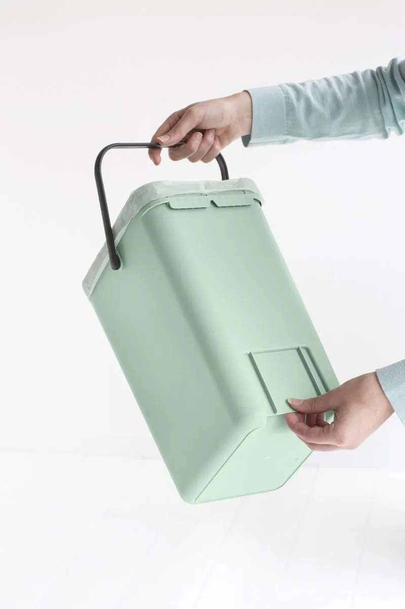 Brabantia Sort & Go Prullenbak 12L - Jade Green