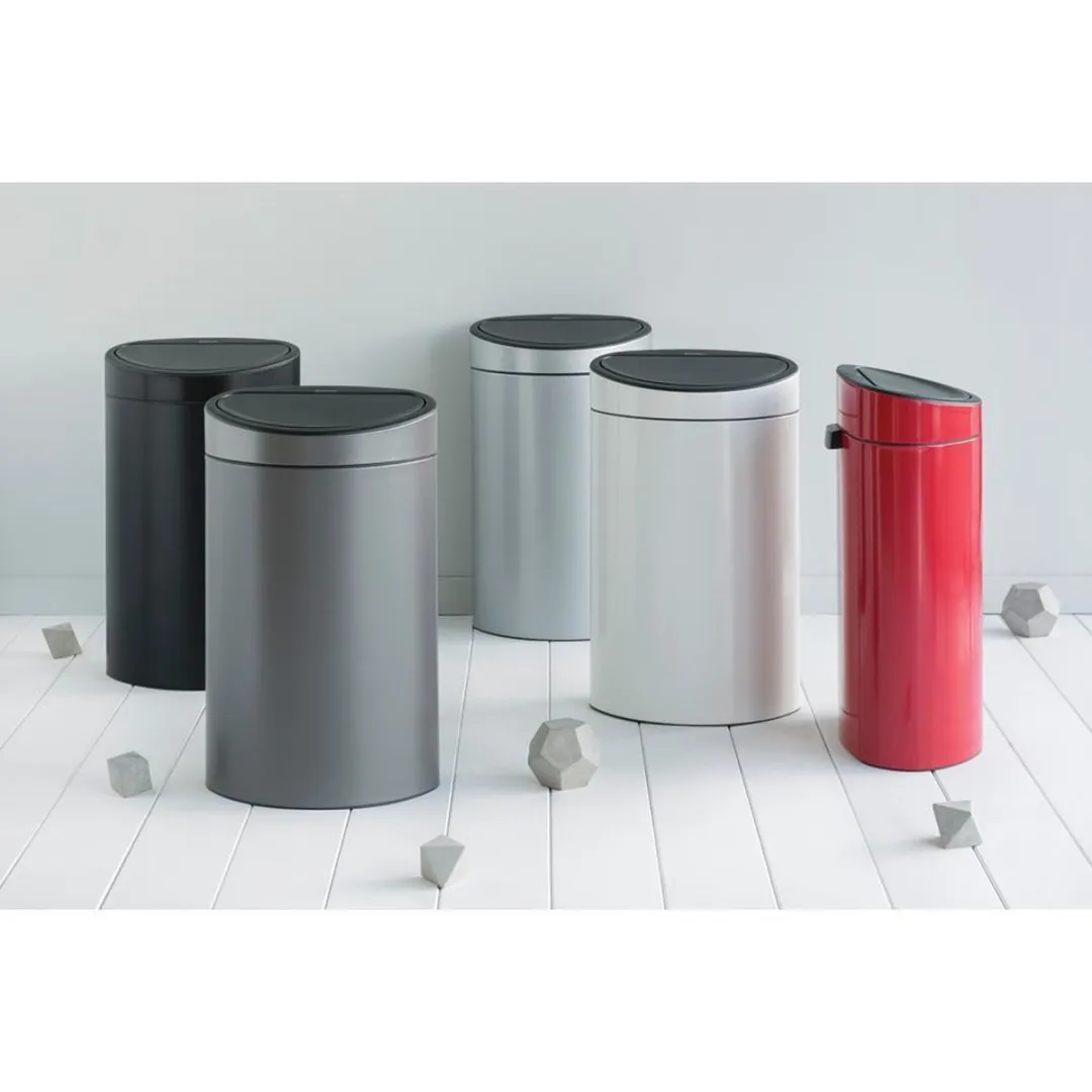 Brabantia Touch Bin Prullenbak 40L - Wit