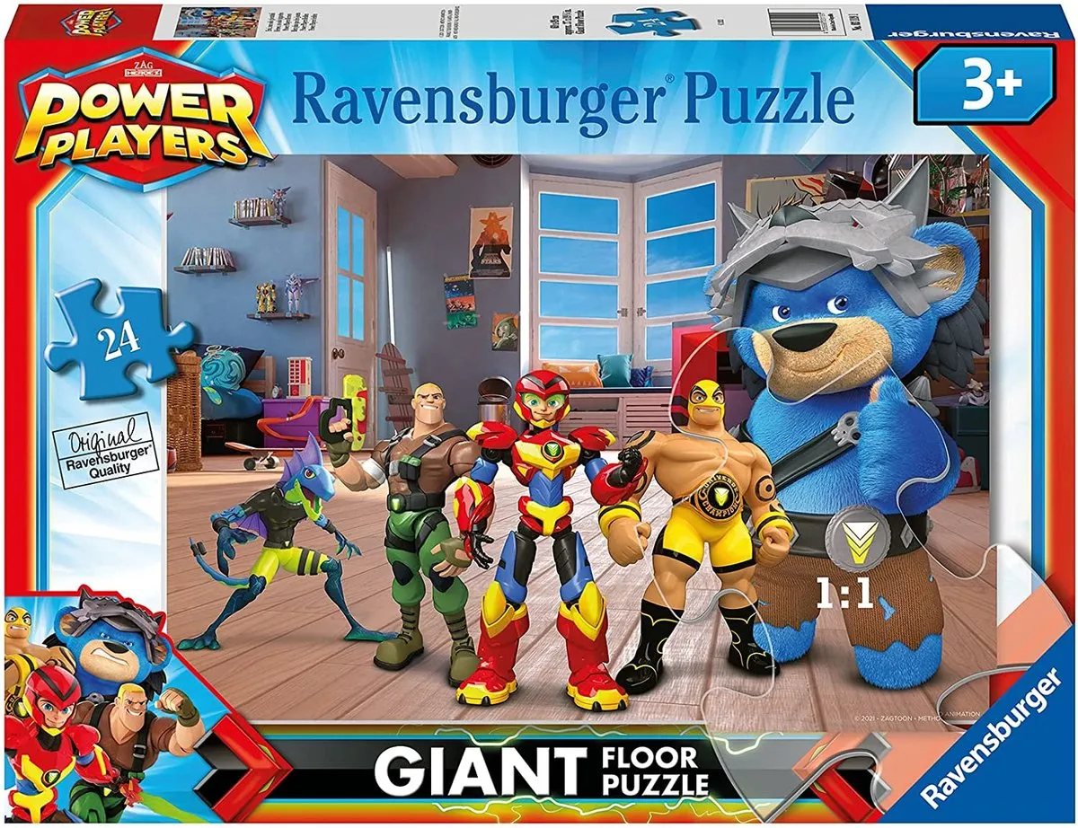 Ravensburger Giant Floor Puzzle Power Players 24 Stuks - Multicolor - afbeelding 2 van 2