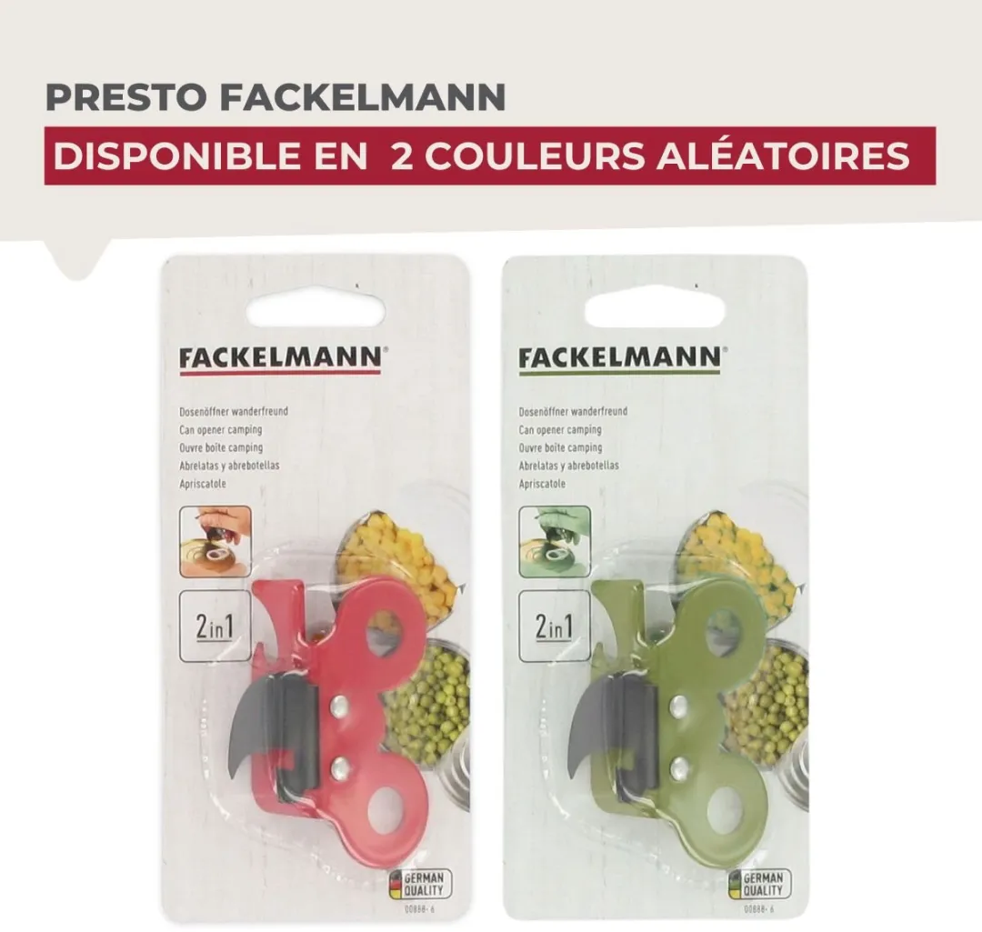 Fackelmann Vlinderblikopener - 20cl - Rood/Zwart/Groen