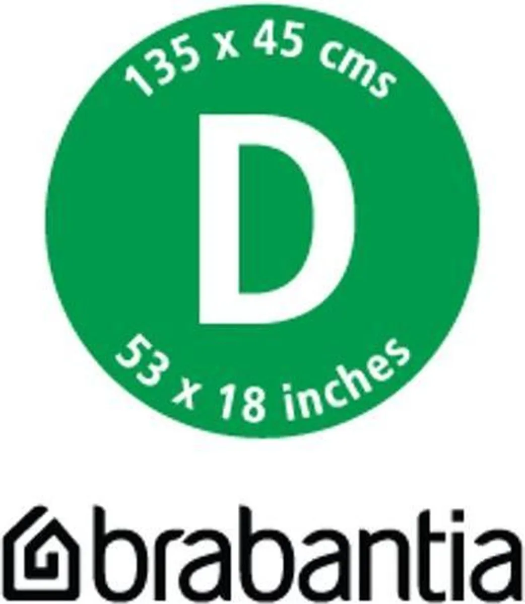 Brabantia Strijkplankhoes D Toplaag Metallic 135x45cm
