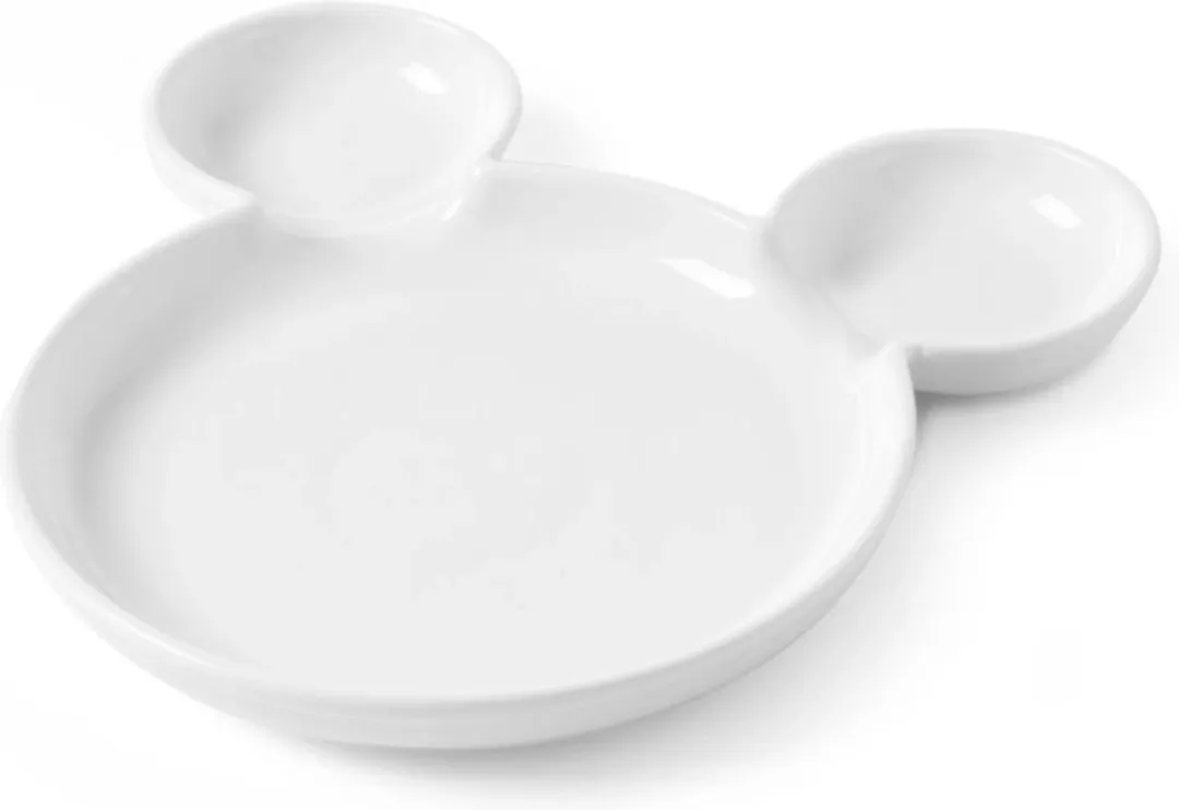 Hendi Kinderbordje Beer Porselein - Ø19cm - Wit