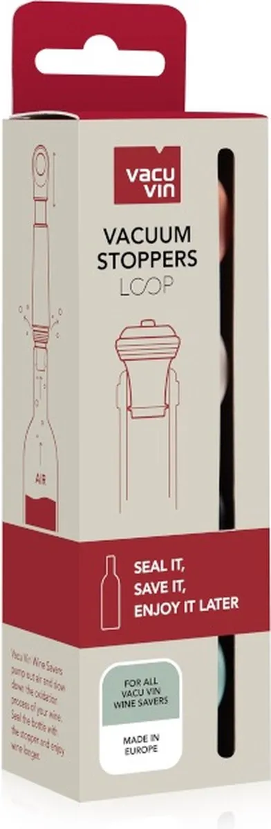 VacuVin Vacuum Wine Stoppers 08890606 - 4 Stuks - Kleurmix - afbeelding 6 van 6