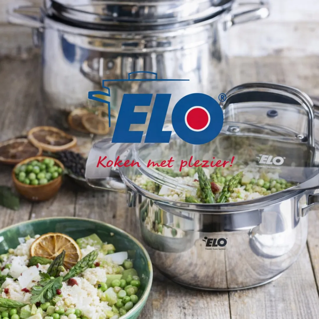 Fackelmann Elo 9804550 Koekenpan 32cm - RVS met glazen deksel