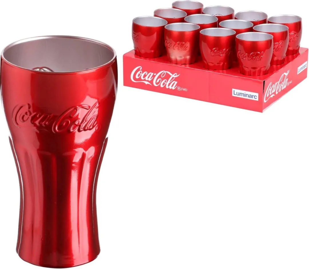 Luminarc Coca Cola Longdrinkglas Rood Metallic