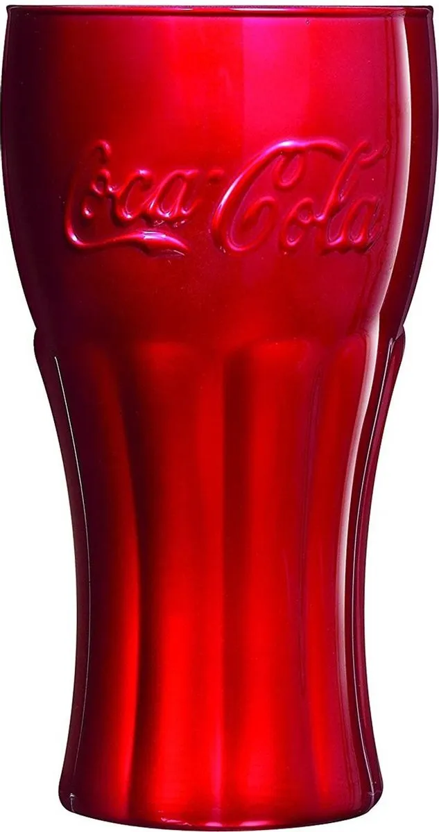 Luminarc Coca Cola Longdrinkglas Rood Metallic - 12 Stuks
