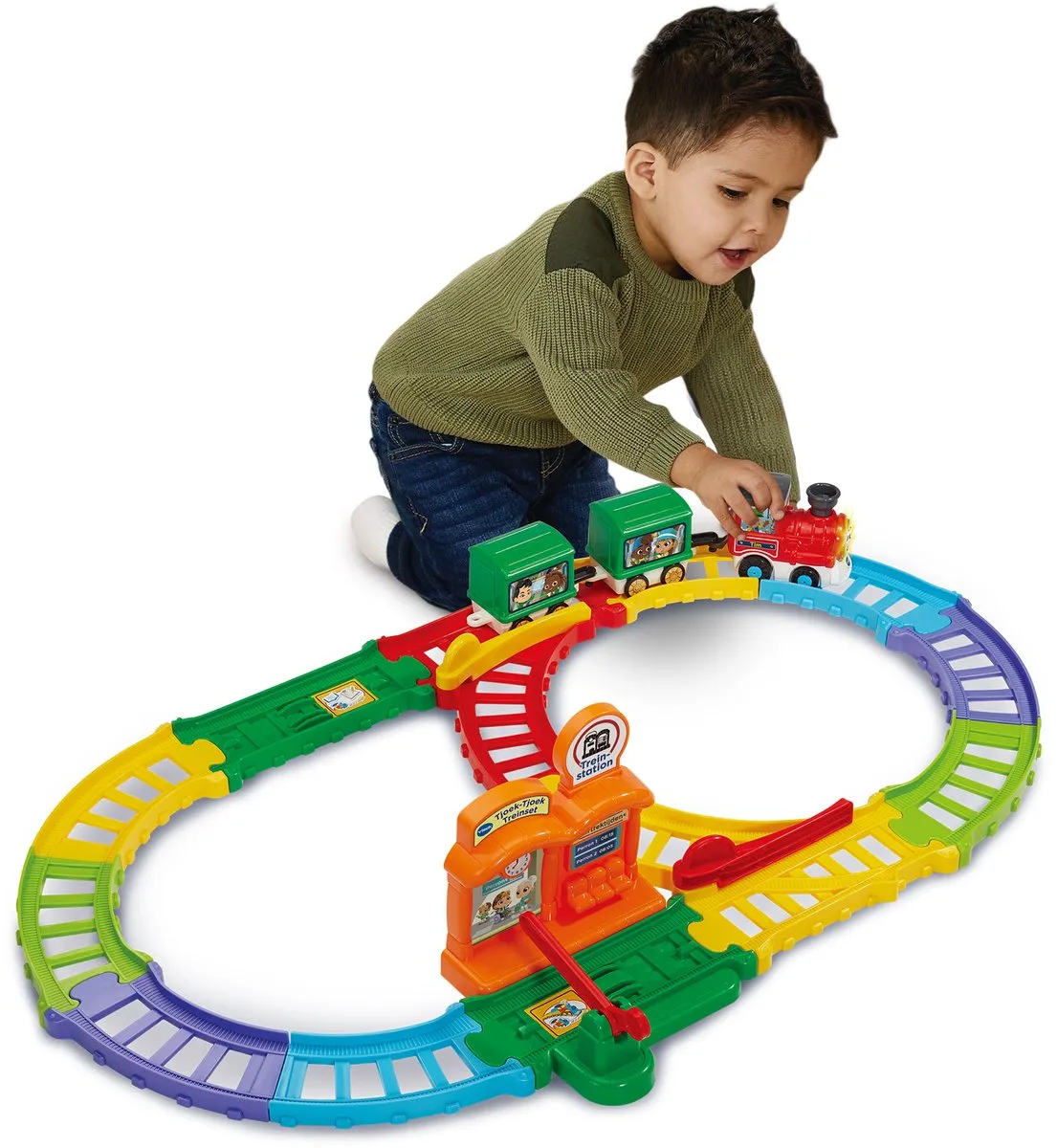 VTech Tjoek-Tjoek Treinset Tim Trein - 80-588623 - Multicolor