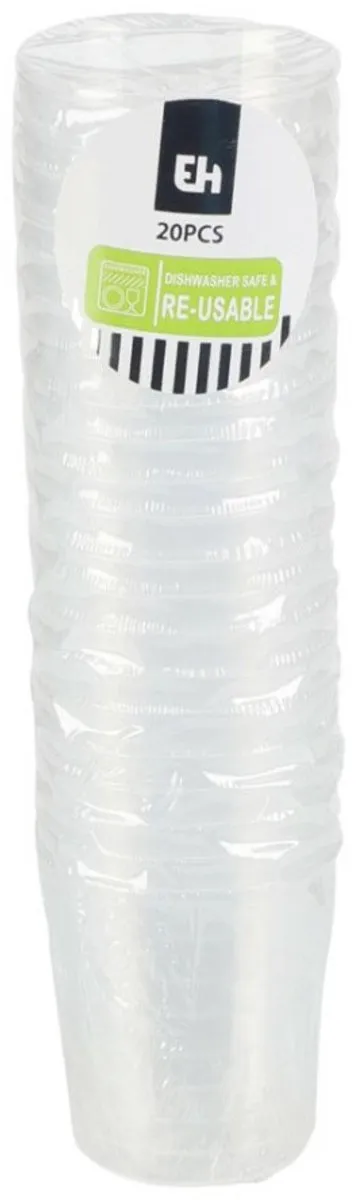 Excellent Houseware Shotglazen 100 Stuks - 30ml - Transparant