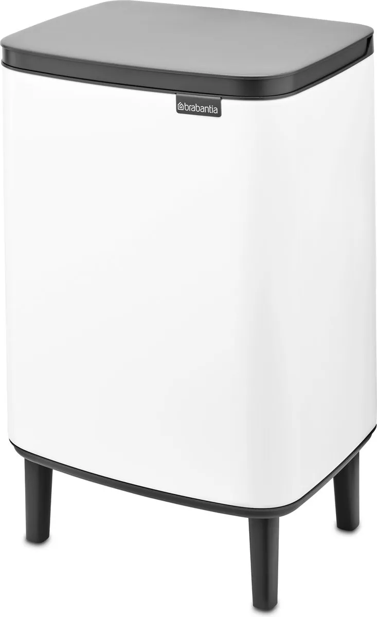 Brabantia Bo Hi Prullenbak 12L - Wit