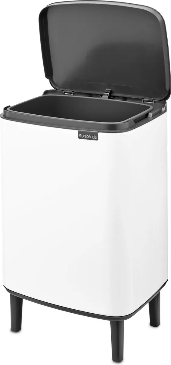 Brabantia Bo Hi Prullenbak 12L - Wit