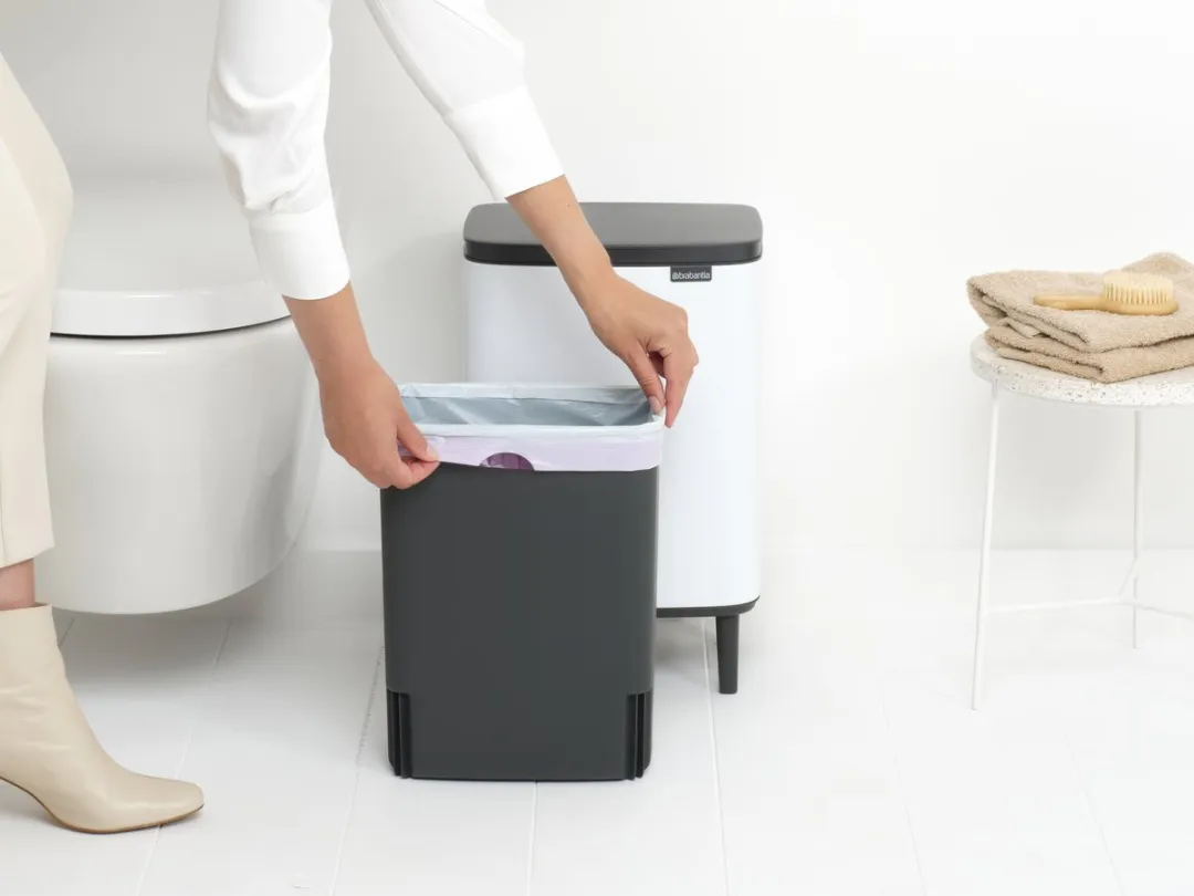 Brabantia Bo Hi Prullenbak 12L - Wit - afbeelding 6 van 6