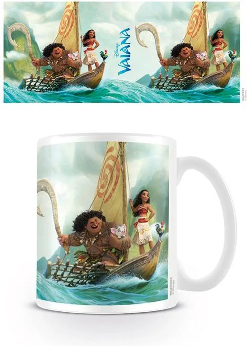 Disney Vaiana Mok 325ml - Wit MG24242