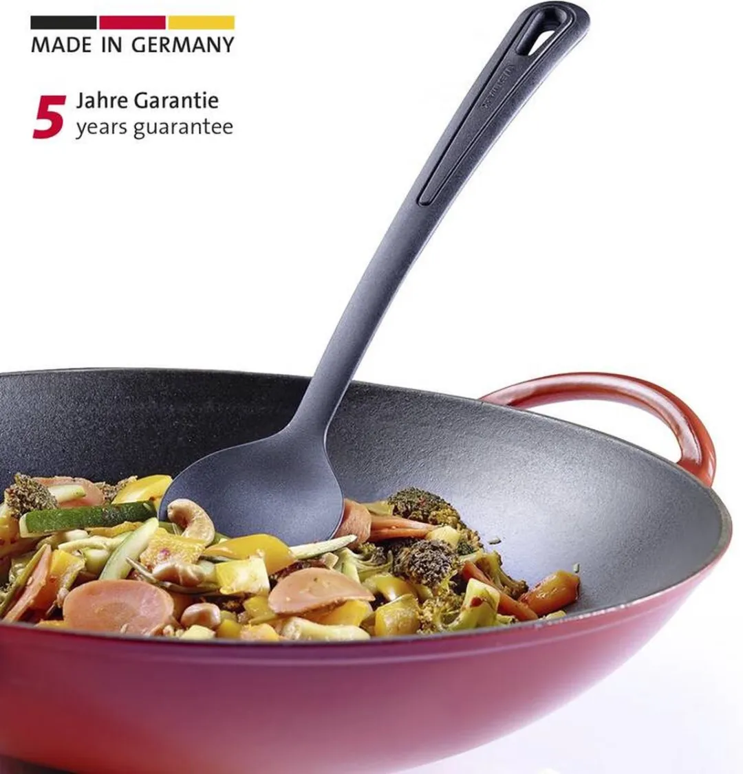 Westmark Gentle Groente-/Woklepel 31,5cm - Zwart