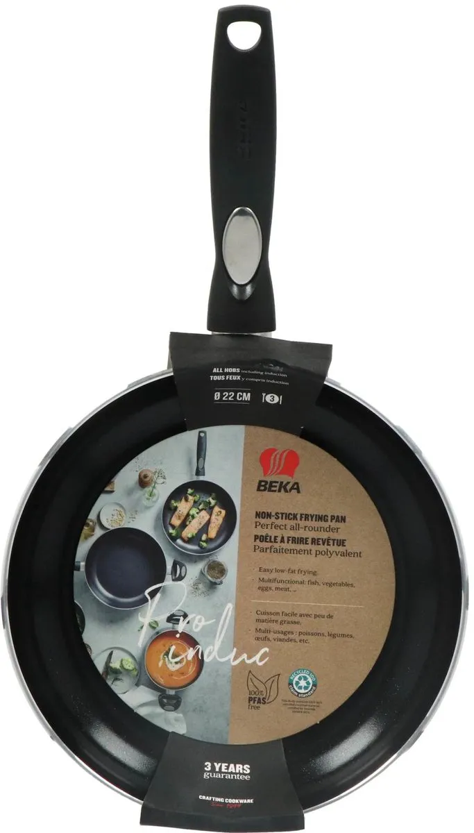 Beka Pro Induc Koekenpan 22cm - Keramische Antikleeflaag - PFAS-vrij