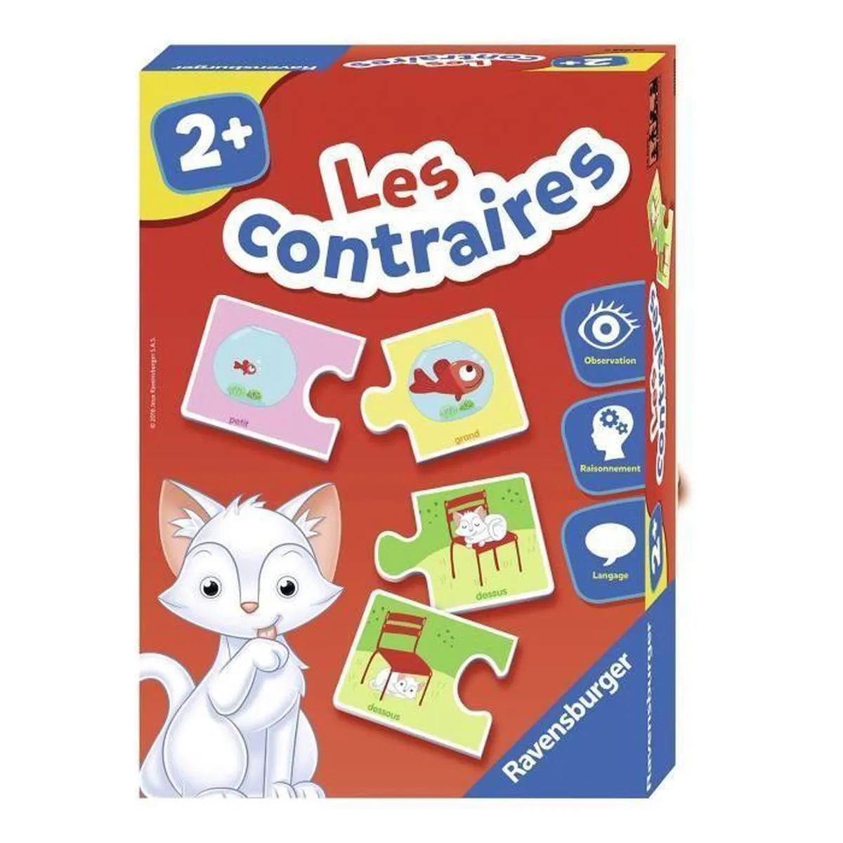 Ravensburger Les Contraires Puzzel - Meerkleurig - afbeelding 4 van 4