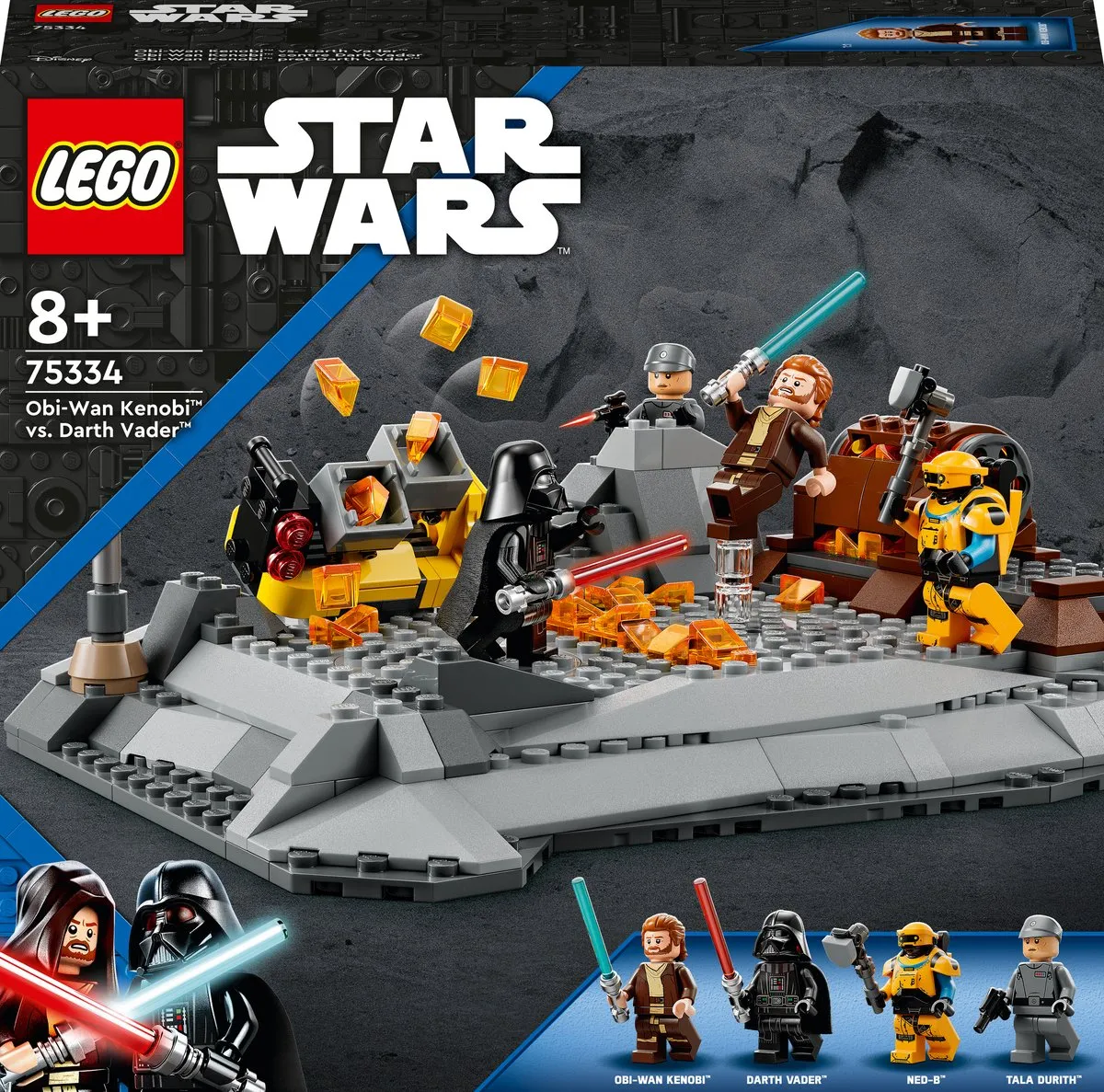 LEGO Star Wars Obi-Wan Kenobi vs. Darth Vader 75334