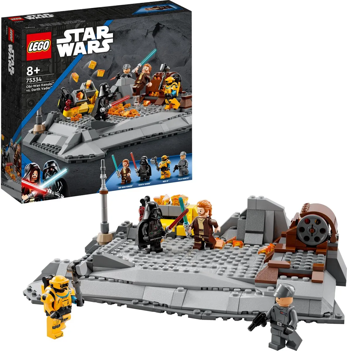 LEGO Star Wars Obi-Wan Kenobi vs. Darth Vader 75334