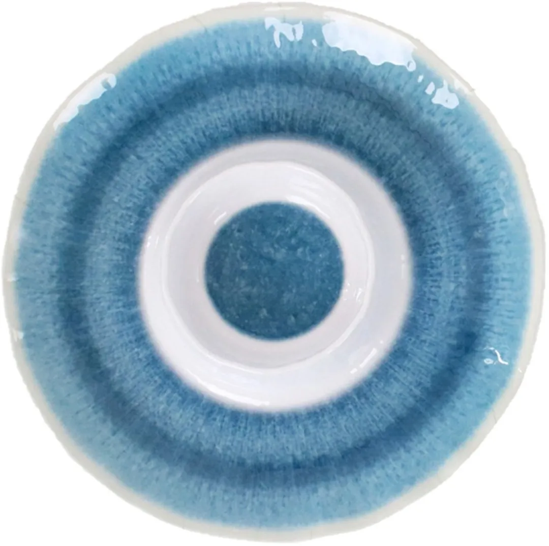 Excellent Houseware Tapas Serveerschaal 2x - Ø35cm - Blauw