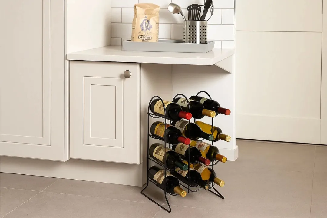 Cookinglife Wijnrek Bar Essentials 12 Flessen - Zwart