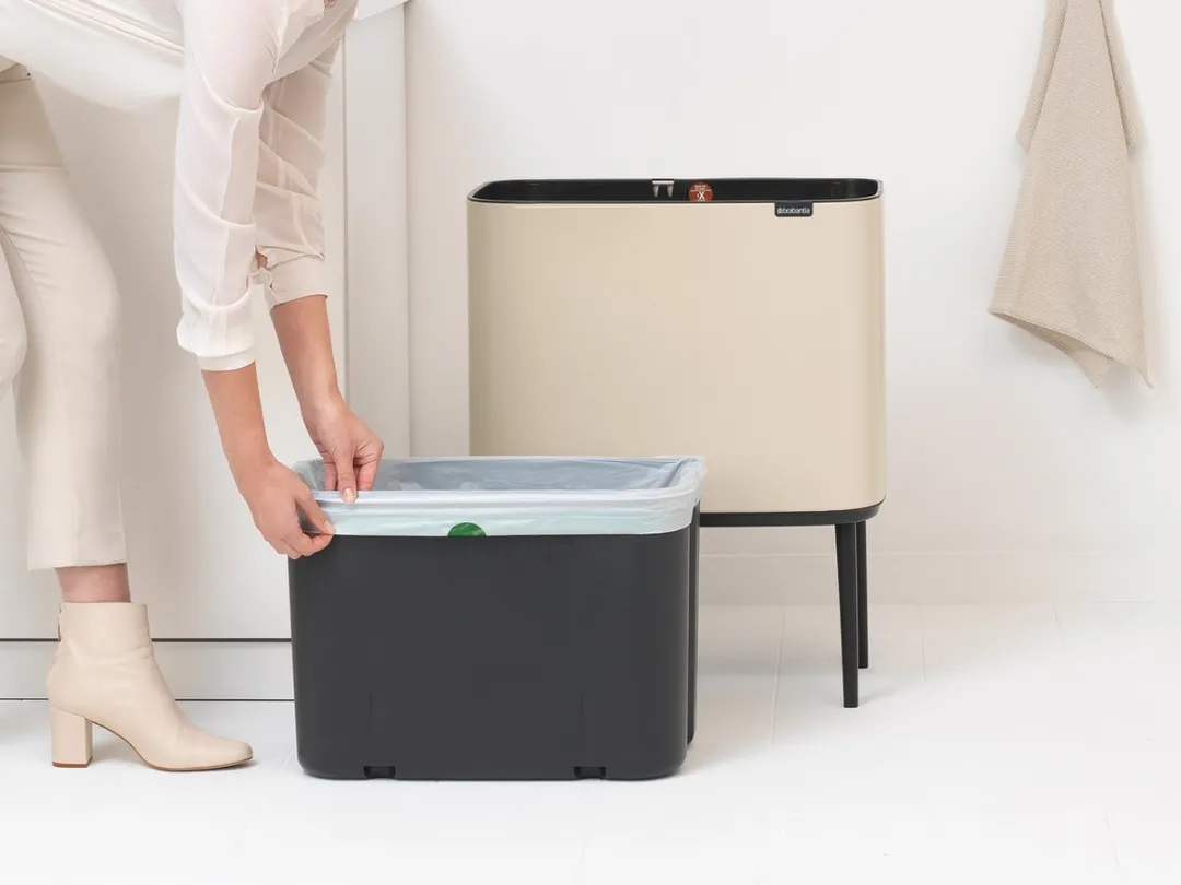 Brabantia Bo Touch Bin Prullenbak 36L - 1 Vak - Soft Beige