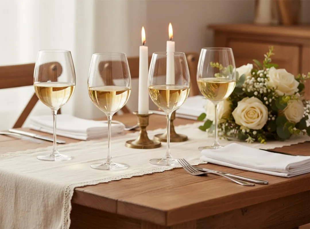 Cookinglife Solare Witte Wijnglazen - 410ml - 4 Stuks