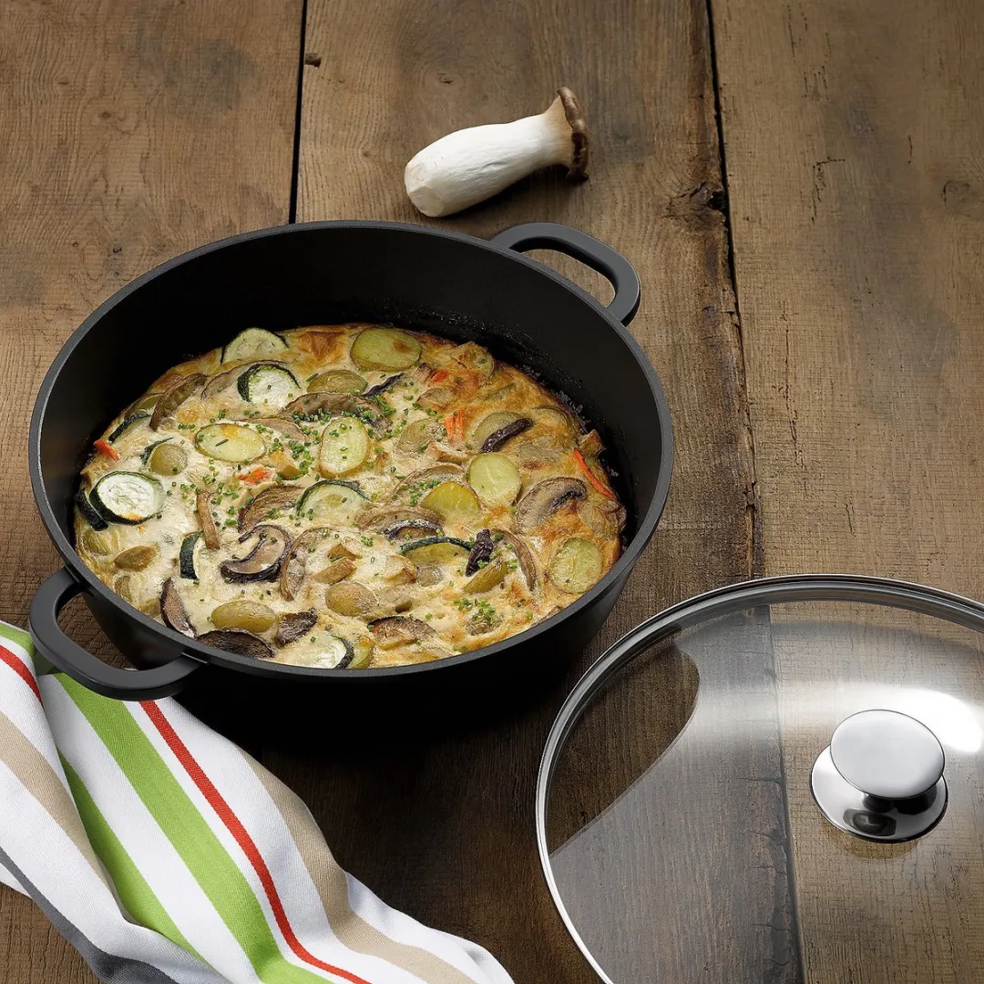 Kela Kerros Braadpan 32cm - 5L - Zwart