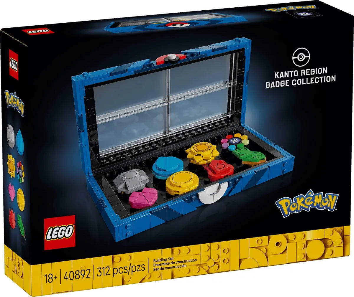 LEGO Pokémon Kanto Badges