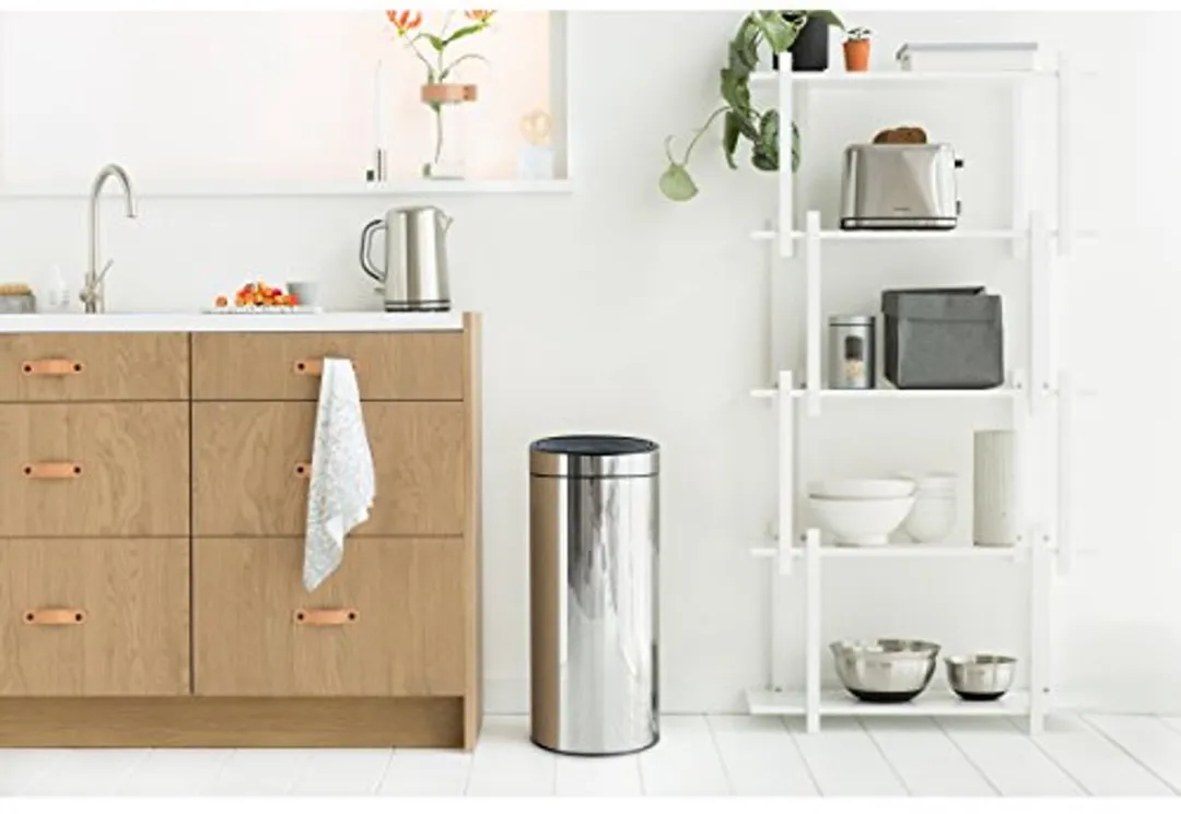 Brabantia Touch Bin Prullenbak 30L - Brilliant Steel