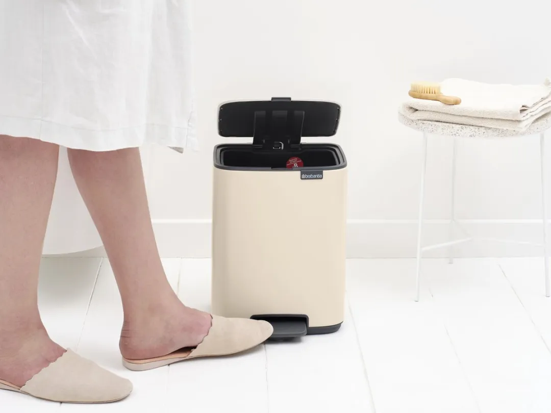 Brabantia Bo Pedaalemmer 7L - Soft Beige - afbeelding 6 van 6