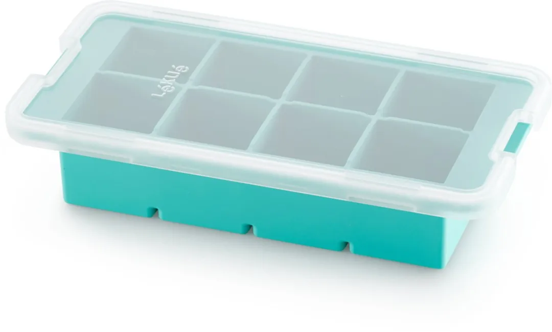 Lékué IJsblokjesvorm XL Turquoise - 8 Stuks