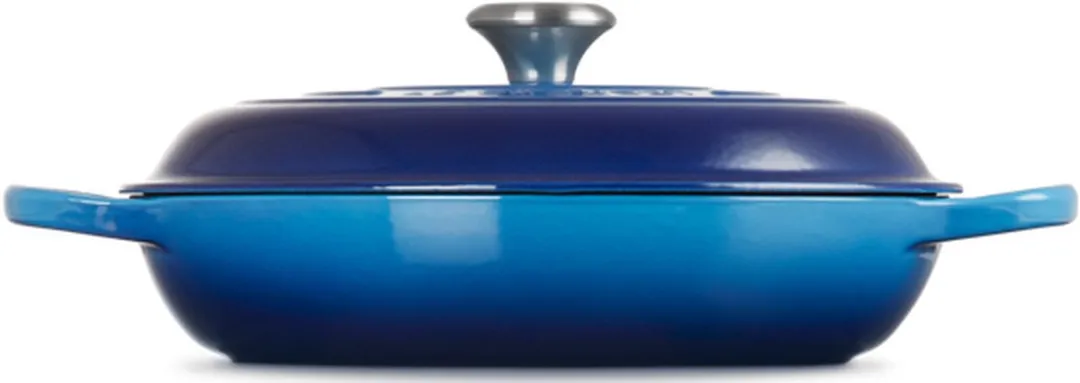 Le Creuset Braadpan Campagnard Signature Azure 30cm - 3,5L
