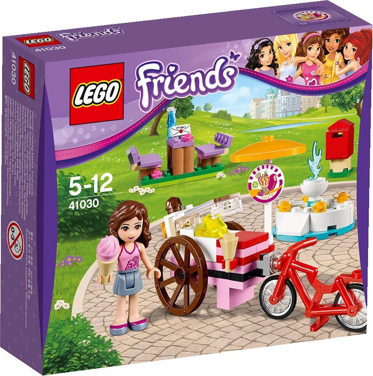 LEGO Friends Olivia’s IJskar 41030 - 98 Stukken - Paars