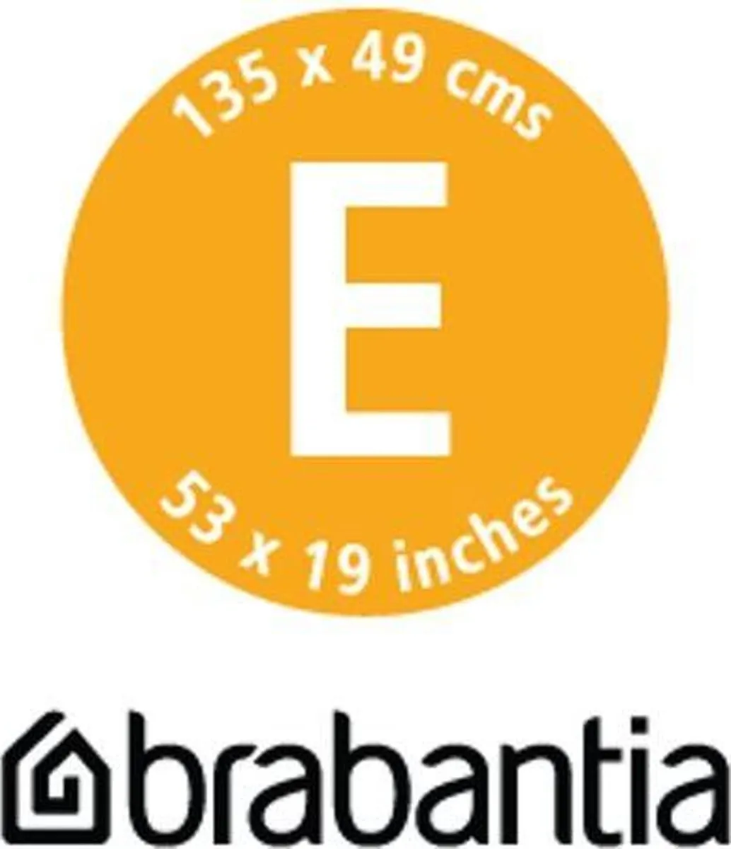 Brabantia Strijkplankhoes E 135x49cm - Grijs