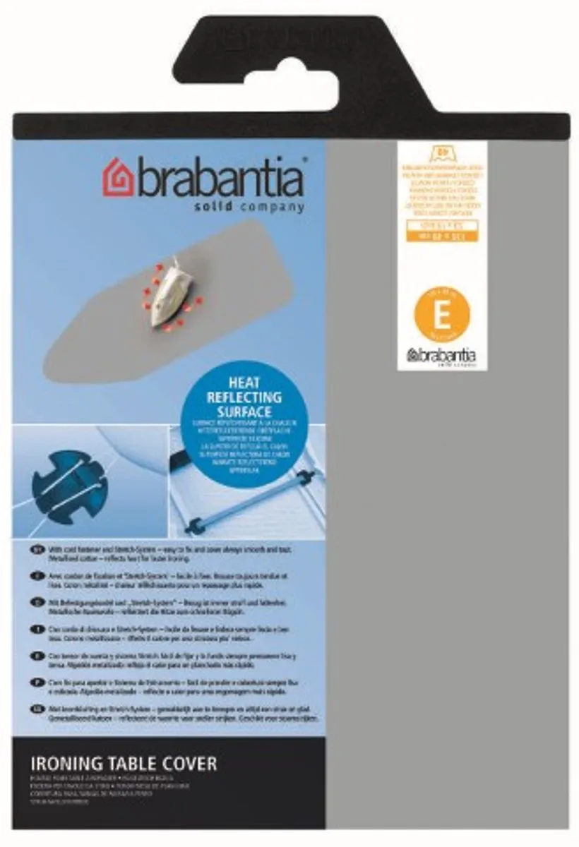 Brabantia Strijkplankhoes E 135x49cm - Grijs