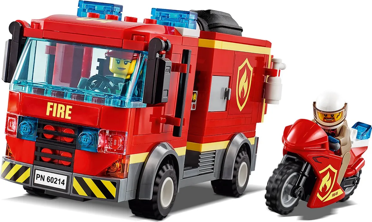 LEGO City 60214 Hamburgerrestaurant - 327 Stukken - 3 Minifiguren
