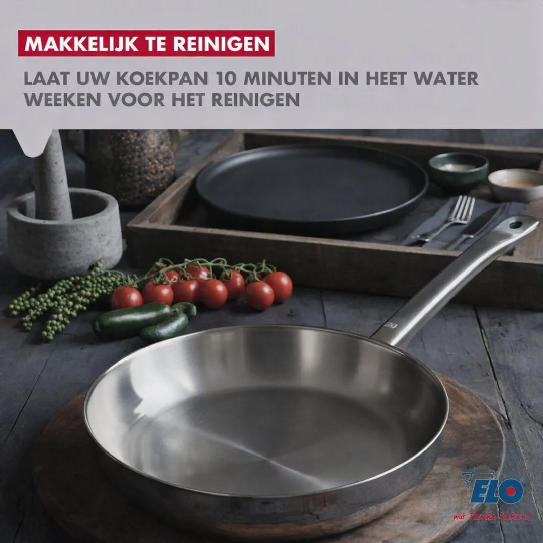 Fackelmann Elo 9905150 Koekenpan 28cm - Roestvrij staal