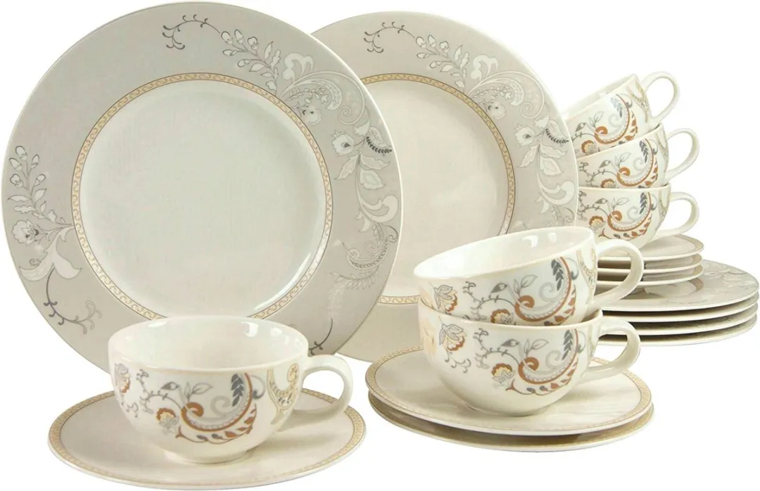 Versace Koffieservies - 18 Stuks Wit