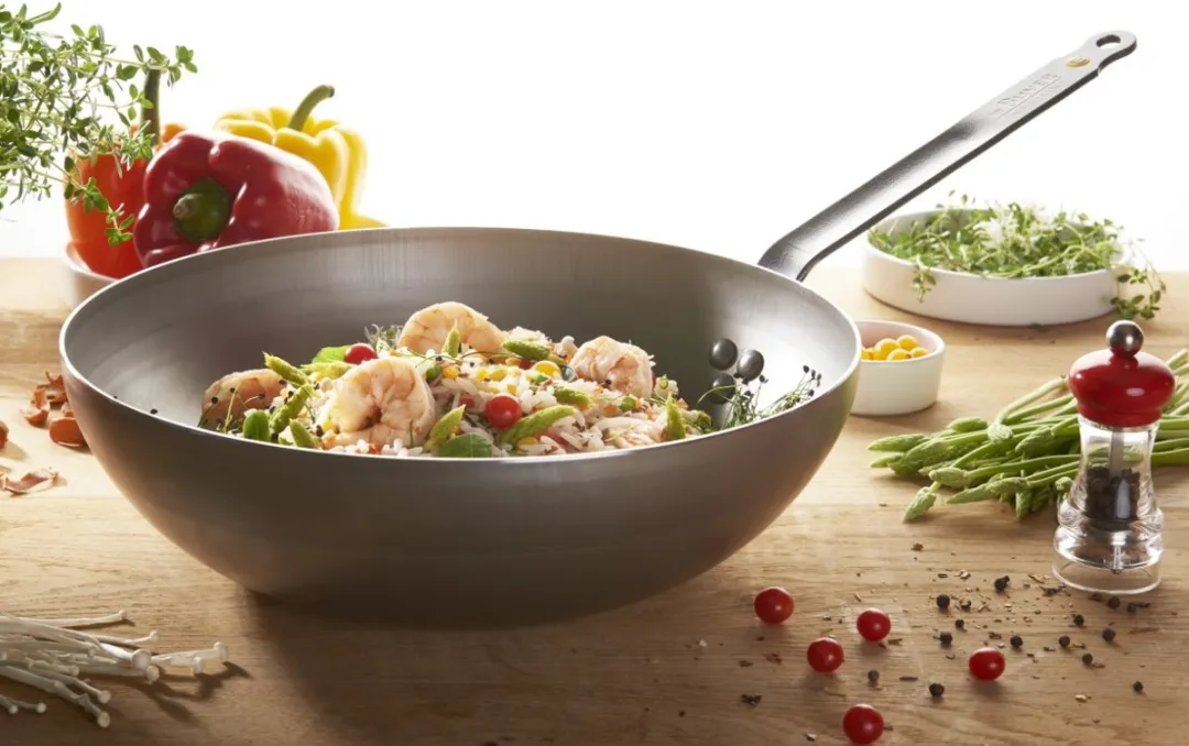 DeBuyer Mineral B Wok 28cm - Staal