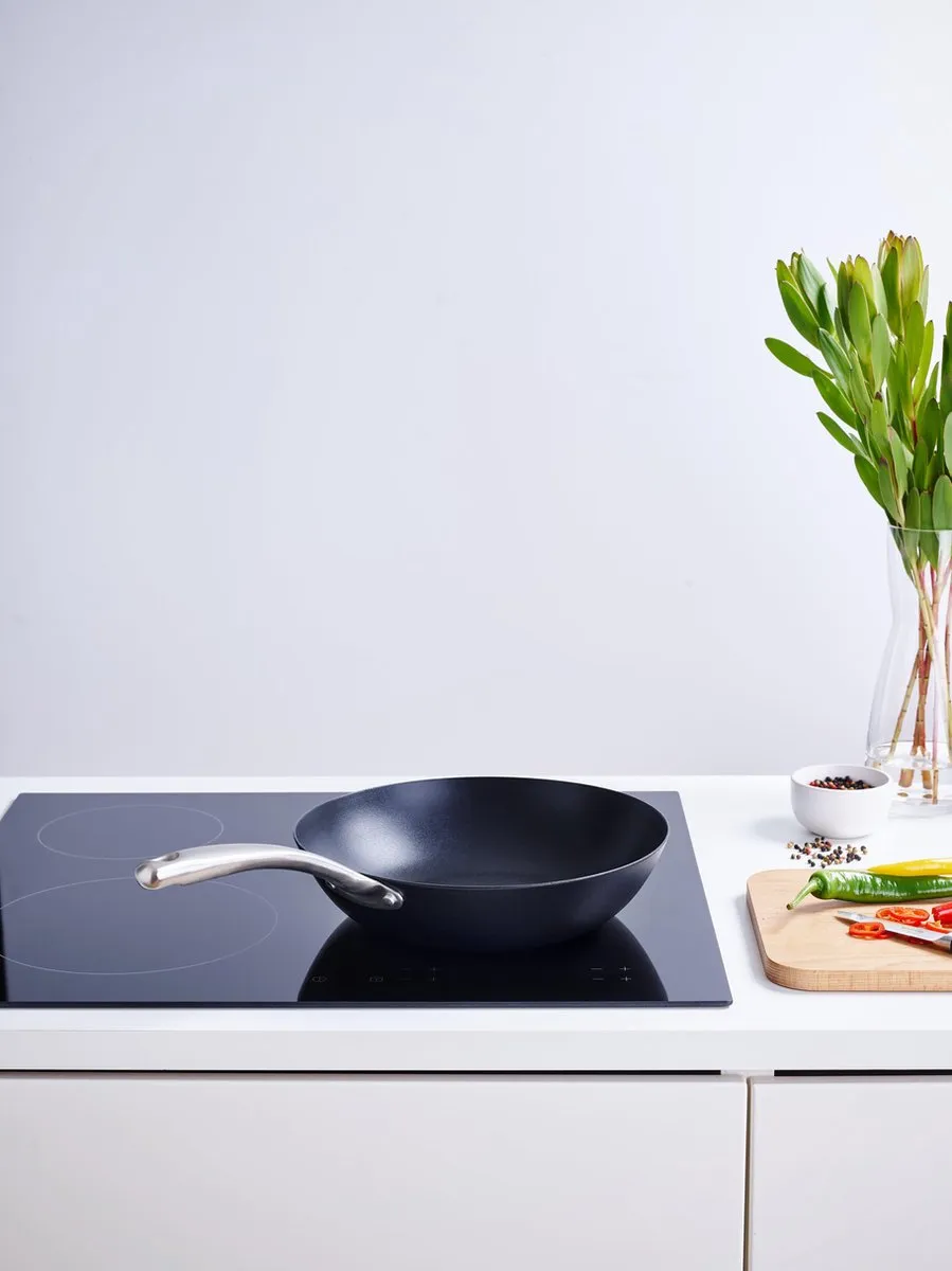 Brabantia Ultra Scratch Resistant Wokpan 28cm - Zwart