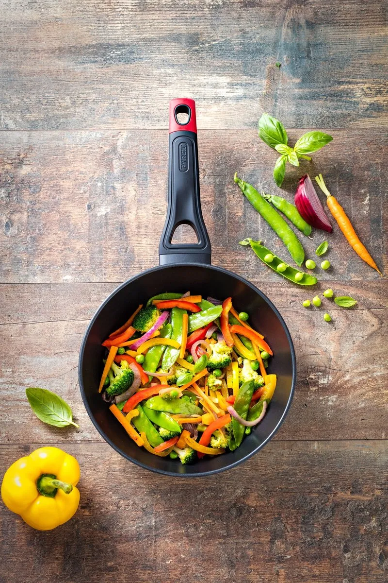 Pyrex Optima Wokpan Ø24cm - Zwart