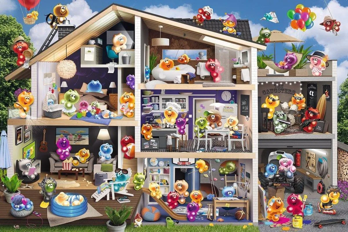 Ravensburger Gelini Dollshouse Legpuzzel 5000 Stuks - MPN 00.017.434